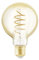 EGLO E27 Lampe dimmbar, Spiral LED Retro Glühbirne Globe, Vintage Deko Leuchtmittel amber, 4 Watt (entspricht 25 Watt), 245 Lumen, warmweiß, 2200k, Edison Birne G80, Ø 8 cm