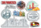 A5-Aufkleberbogen San Francisco Vinyl-Aufkleber – California Stamp Bridge City America US Holiday Travel #78500