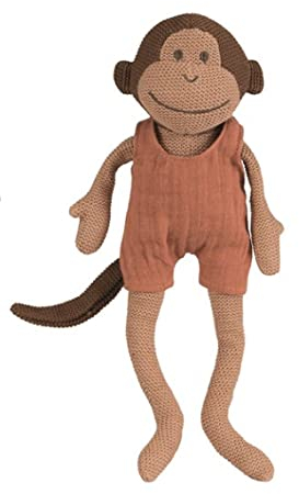 Les petits 120022 Greifling Rassel Kuscheltier AFFE Paulo braun