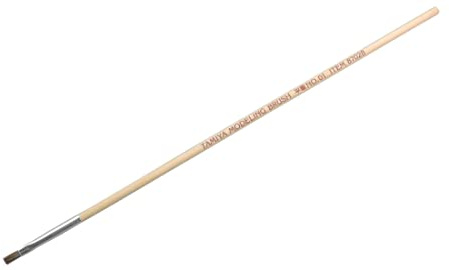 Tamiya Makeup Material Series No.28 Modeling Brush, Flat Brush No. 01 87028