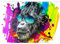 MyPuzzle Farbiger künstlerischer AFFE mit Sonnenbrille - Premium 1000 Teile Puzzle - MyPuzzle Sonderkollektion von Puzzle Galaxy