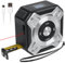 Digital Tape Measure 5 Meters, Laser Level 40 Meters, 2-In-1 Laser Tape Measure Backlit Lcd Display, USB Rechargeable, Ft/In/M Unit Switch Available (black silver)