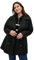 Zizzi Damen Große Größen Trenchcoat Gürtel Taschen Größe Gr XXL (58/60) Black