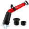 Déboucheur canalisation Pro - 3 Adaptateurs Inclus - Déboucheur à pompe - Evier - Toilette - Baignoire