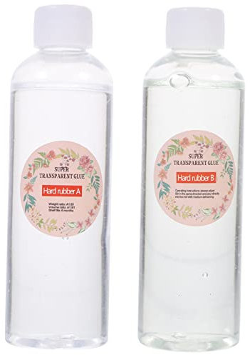 PartyKindom Colle Époxy Ab Kit de Résine Époxy en 2 Parties Adhésif Très Puissant pour Projets Colle Époxy pour Bois