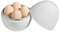Microwave Egg Boiler, Egg Cooker for Microwave, 4 Capacity Boiled Egg Poachers, Rapid Egg Cooker Microwave Boiled Egg Maker Egg Maker for Hard Soft Boiled Egg Cooker Steamer ﻿