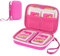 ProCase Tasche für Sammelkarten, Spielkarten Aufbewahrung UNO Tragetasche für 300+ Karten, Spielkartenkoffer Reiseaufbewahrungsbox für Kartenspiel Kinderspiele Spielesammlung -Rosa