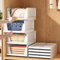 LOPYXBR 4 Stück Kleiderschrank Organizer Stapelbar Schrank Organizer Kleiderschrank Aufbewahrungsboxen Faltbaren Closet Organizer Schubladeneinsatz Kleiderschrank für Schlafzimmer, Küche, Badezimmer