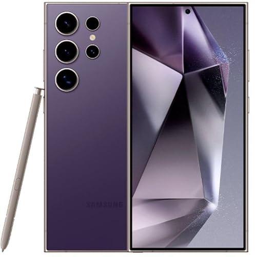Samsung S928B/DS Galaxy S24 Ultra, Dual, 256GB 12GB Ram, Titanium Violet (Reconditionné)