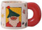 Grande tasse à café, tasse à café en céramique, tasse à thé pour le bureau et le camping, grande tasse à bière pour latte, café, thé, soupe de chocolat chaud, tasse de Noël en céramique Père Noël