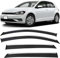 YYlong Car Wind Deflectors For VW Golf 7 MK7/MK7.5 2014-2019 Door Rain Deflectors Side Window Air Deflectors Wind Sun Rain Deflectors Rain Protection