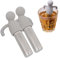 2PCS Stainless Steel Tea Infuser, Cute Loose Leaf Tea Strainer for Teapots, Cups, Mugs - Brewing & Steeping (Grey)