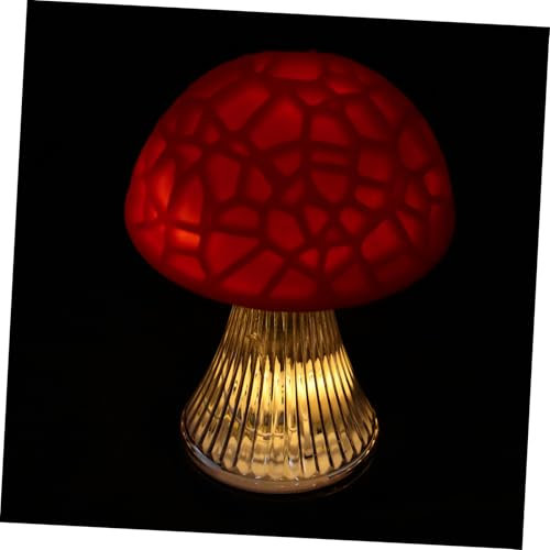 KOMBIUDA Einzigartige Pilzlampe Tischlampe Für Wohnzimmer Schlafzimmer Modernes Nacht