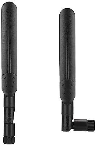 TIKATARER Antenna WiFi per PC, Antenna WiFi Antenna con Antenna WiFi Antenna WiFi per PC per Router WiFi Scheda di Rete Wireless Adattatore USB Monitor di Videosorveglianza (Black)