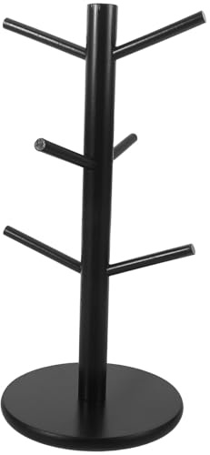Hohopeti Holz Puppenständer für 6 Handpuppen – 33cm Hoher Fingerpuppenhalter mit Bruchsicherer Aufbewahrung für Klassenzimmer und Kindergarten