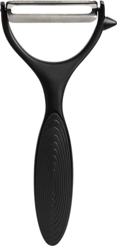 wenco Y-Sparschäler mit Soft-Touch-Grip – Edelstahlklinge rostfrei – Breiter Querschäler für Kartoffeln, Gurken & Karotten – Ergonomischer Gemüseschäler rutschfest & spülmaschinenfest