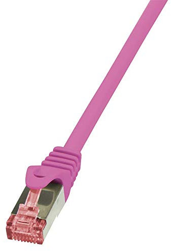 Logilink CQ2029S CAT6 S/FTP Patch Kabel PrimeLine AWG27 PIMF LSZH pink 0,50m