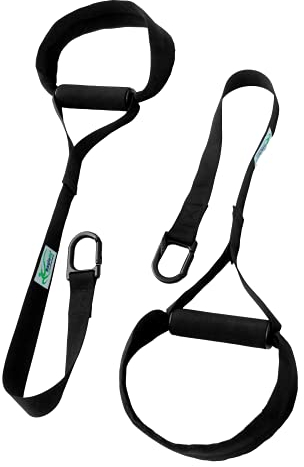 eaglefit Griffpaar für Sling Trainer mit Breiten, weichen Fuss-Schlaufen und Karabinern