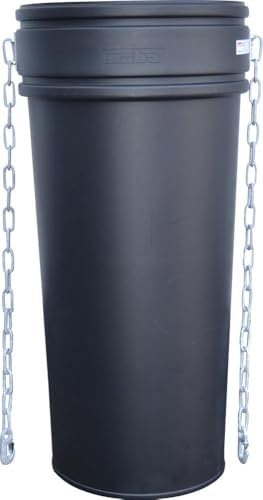 B & W 11020 Schutt scivolo 1,1 m in plastica in Nero