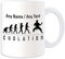 Regalo personalizado – Taza de karate (diseño de la volución blanca) cualquier mensaje de nombre único – Jugador esquema olímpico juego deportivo entrenador Kung Fu Kungfu KongFu Kun Fan Japonés