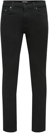 Only & Sons Men's Onsloom Black Dcc 0448 Noos Slim Jeans