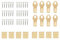 Takker Refill Pack - 36 Picture Hooks, 8 Hooks, 8 Canvas Print Hangers Compatible With Hanging Tool for Pictures, Clocks, Decorations