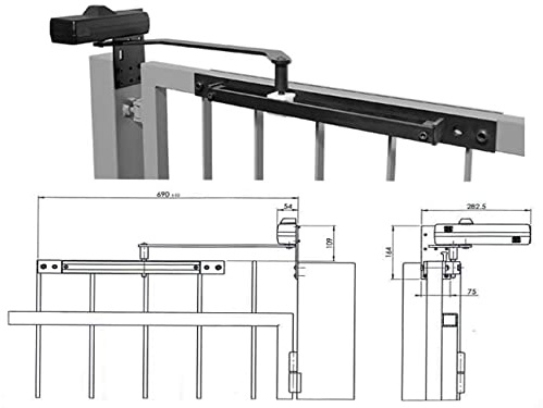Asa Abloy DC650G Ferme-porte 1250 mm