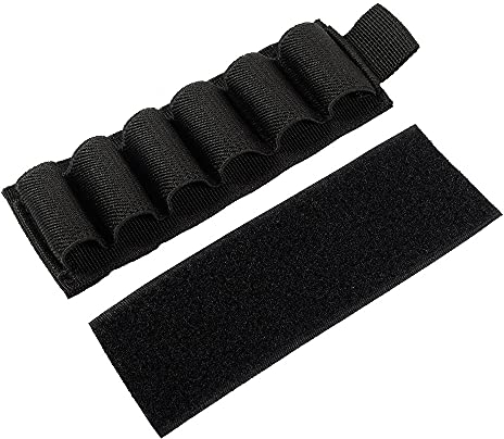 Gexgune Taktische Jagd Airsoft Gun Buttstock Shell Holder Elastic Ammo Tactical Holster GA Messgerät für das Schießen von militärischen Waffen Zugang