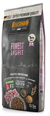 BELCANDO Finest Light [12,5 kg] Hundefutter | Trockenfutter für kleine & übergewichtige Hunde | Alleinfuttermittel für Hunde ab 1 Jahr