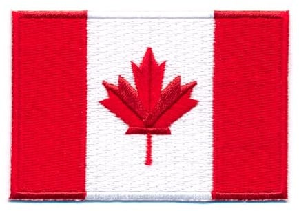 150 x 90 mm Kanada Flagge Canada Flag Ottawa Patch Aufnäher Aufbügler 0636 XXL