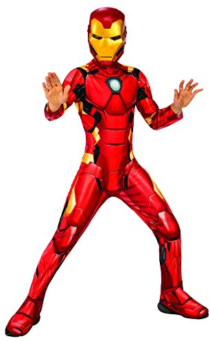 Rubies Official Marvel Avengers Iron Man Classic Childs Costume, Kids Superhero Fancy Dress, Small, Red Halloween