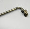 Extendable Curtain Rod Poles Ball Type Without Rings - Swinging Arm Drapery Rods for Insulation of Doors or Windows Made with Durable Brass Material (F. Antique Brass, 60 x 110CM)