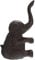 SUMTree Cast Iron Door Stop, Decorative Retro Black Elephant Door Stopper, Vintage Metal Door Stop Wedge Cute Animal Statue Style for Home Bathroom Living Room Office Farmhouse, Elephant