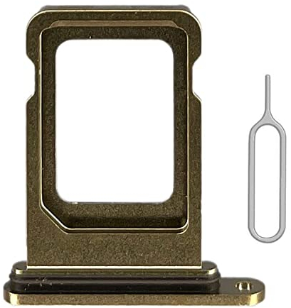 Perzework SIM Karten Tray Halter Slot Ersatz für iPhone 13 Pro und iPhone 13 Pro Max (Alpingrün) mit wasserdichtem Gummiring und Auswurfstift (Single Sim Version)