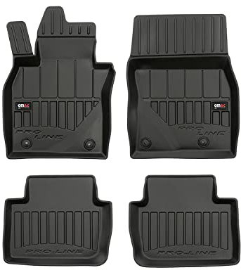 OMAC Gummi Fußmatten kompatibel mit Mazda 3 Schrägheck 2019-2025 3D Premium TPE Schwarz 4X