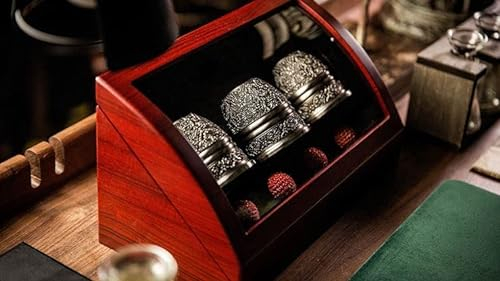 Artisan Engraved Cups and Balls in Display Box by TCC, Magic Trick, Beginner, Close Up Magic