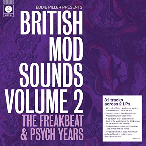 Eddie Piller Presents British Mod Sounds of The 1960s Volume 2: The Freakbeat & Psych Years (2 x