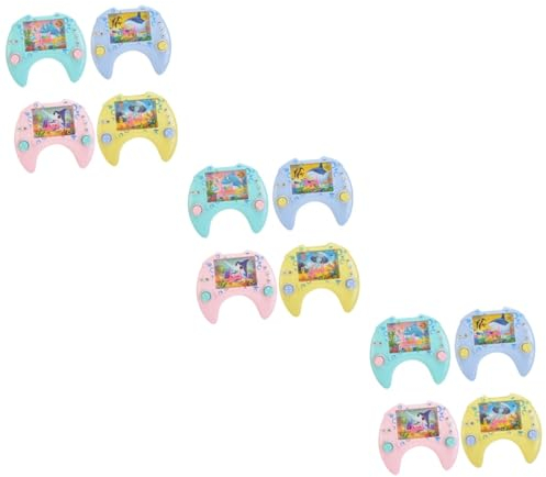 TOYANDONA 12 STK Ringspielmaschine Mini-wassertische Retro-minispielspieler Fischringe Lustiges Spiel Strandgeschenke Fish Ring Toss Wasserspiele Verpackungsmaschine Abs Halloween Vorschule