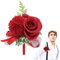 Boutonniere | Boutonniere Hochzeit | Boutonniere Abschlussball Künstliche | Knopfloch Blumen | Ansteckblume Bräutigam | Für Herren Braut Frauen | Für Prom Bankett Blumen