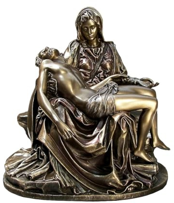 Pieta replica of Michelangelo's sculpture of the Virgin Mary with Christ on her lap