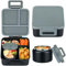 MAISON HUIS Bento-Lunchbox für Kinder, 225 ml, auslaufsichere Lunchbox mit 5 Fächern, isolierte Warmhaltedose für Schule, Reisen