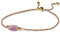 PURAJA Edelstein Armband Damen | Amethyst | Mit 18k echt vergoldeten Edelstahl Perlen | Handgemacht | Glücksarmband Damen | Mutmacher