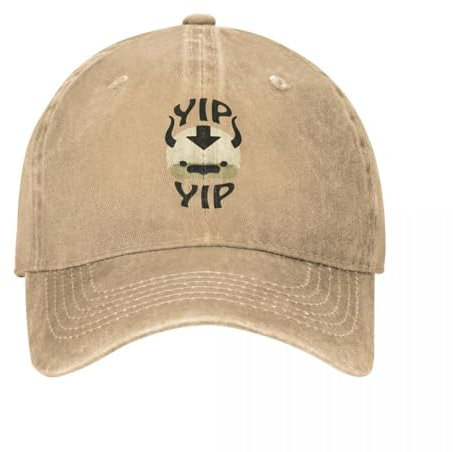 HEBUOUI Sonnenhut Männer Vintage Yip Yip Appa Baseballmützen Unisex Stil Distressed Washed Snapback Hut Outdoor Geschenk Caps Hut Papa Geburtstagsgeschenke