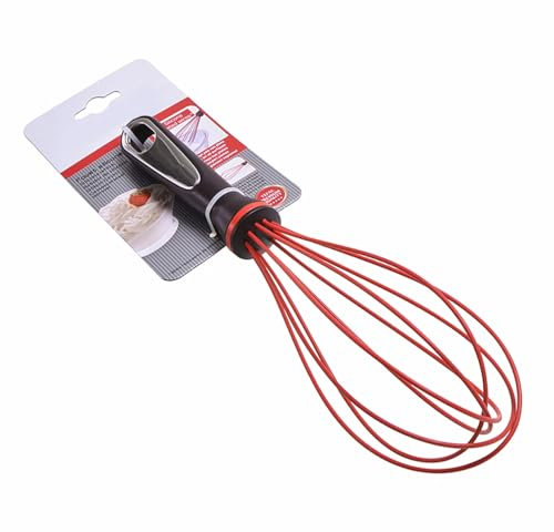 VIOKS Fouet en silicone pour mélanger Tefal Ingenio K2071714 - Silicone de qualité alimentaire, avec poignée stable et confortable, fouet de cuisine pour mélanger, battre et mélanger