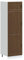 vidaXL Porto kitchen cupboard - brown oak engineered wood with ample storage and adjustable feet - 60x57x207cm