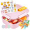 Pausenhero Brotdose Kinder mit Fächern [Obstgabeln + Sticker Set Rosa] Brotdose Schule Snackbox mit Fächern Brotdose mit Fächern Bento Box Lunchbox Kinder Lunchbox Erwachsene Bento Box Kinder Brotbox