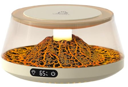 Coffee Mug Warmer, Desk Warmer, Decorative Portable Cup, Lightweight Temperature Display, Heating Plate for Intérieur, Outdoor, Present, Home, Dorm, Hotel, Appartement, 13 x 13 x 7 cm