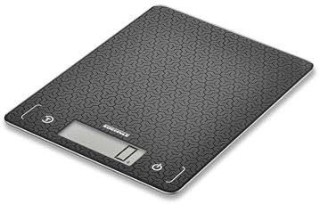 Soehnle Küchenwaage Page Comfort Mosaic, Mosaic Design, digitale Küchenwaage, Haushaltswaage mit großer Wiegefläche, Gewicht bis zu 10kg (1-g-genau), elektronische Waage mit Zuwiegefunktion