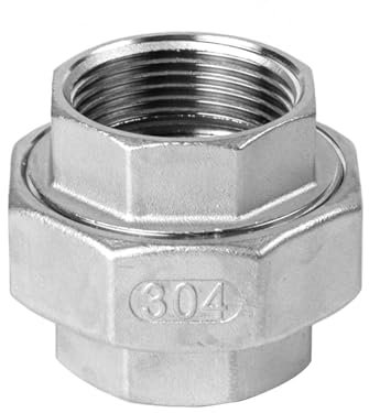 1 raccord de tuyau en fonte DN50 de 5,1 cm en acier inoxydable