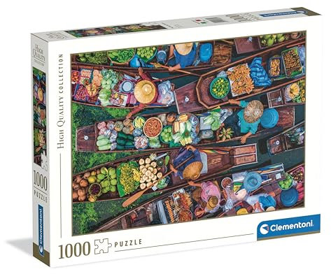Clementoni Puzzle Collection - Evening in Tokyo 1000 Stücke - Puzzle für Erwachsene 14-99 Jahre, Geschenk für Mann und Frau, Made in Italy, 39882
